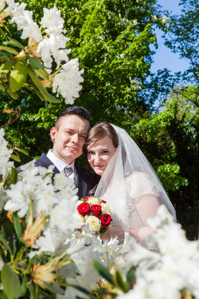 Fotoshooting im Schlosspark